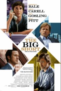 the big short movie ad poster from theatrical release