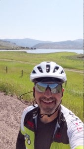a picutre of tim quast riding a bike